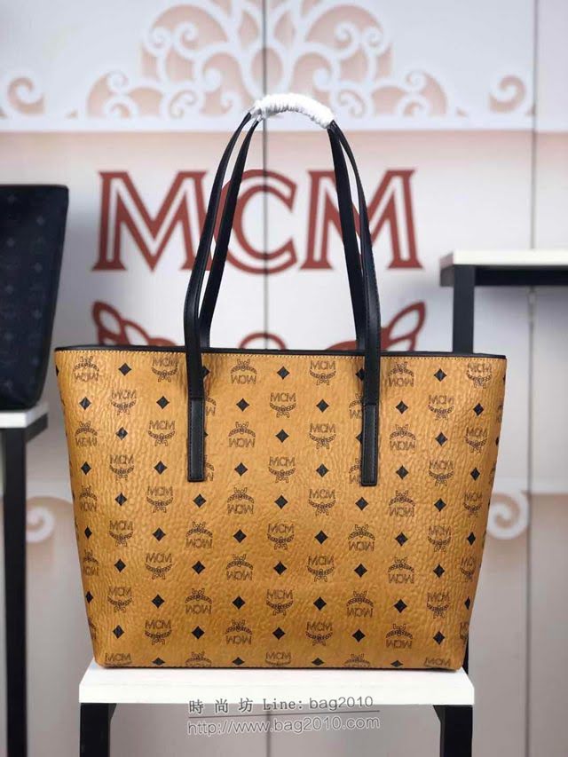 MCM女包 原單 6019 Anya購物袋 Visetos印花塗層帆布 MCM手拎包 MCM單肩女包  mdmc1458